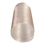 Silfleks Hortum Bakır Telli Şeffaf Poliüretan Hortum Toz Talaş Emiş Hortumu 180Mm X 3 Mt Pu70 Üretimden Teslimat