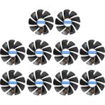 Silhouette 10X 95MM CF1015H12D DC12V Ekran Kartı Soğutucu Soğutma Fanı Safir Nıtro RX480 8g Rx 470 4g Gddr5 RX570 Için Değiştirin (Yurt Dışından)