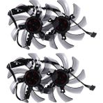 Silhouette 2x 87MM FDC10H12S9-C Ekran Kartı Soğutma Fanı Palit Gtx 1070 Gtx 1070 Tı 8g Çift Gtx 1060 Çift Için Soğutucuyu Değiştirin (Yurt Dışından)