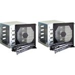 Silhouette 2x Kapasiteli HDD Sabit Sürücü Kafesi Rafı 5,25 Inç - 5x 3,5 Inç Sas Sata Sabit Sürücü Disk Tepsisi (Yurt Dışından)