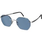 Silhouette 8748 75 7010 Unisex Güneş Gözlüğü - Mavi - Gri