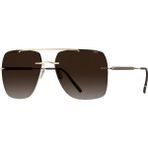 Silhouette 8750 75 7530 Unisex Güneş Gözlüğü - Kahverengi