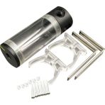 Silhouette Çok Tip Bilgisayar Pc Akrilik Su Soğutma Tankı Uzunluğu 110MM Çap 50MM Silindirik Su Soğutmalı Sıvı Tankı Soğutucu (Yurt Dışından)