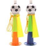 Silhouette Futbol Kornası Islık Çalgı Çocuk Kornası Oyuncak Oynarken Yakıt Ikmali Atmosferi Sahne Tezahürat Kornası L (Yurt Dışından) - Standart - Renkli