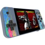 Silhouette G3 Taşınabilir Retro Arcade Gamepad 800 Klasik Oyunlar 3.5in Ekran El Oyun Konsolu 1200MAH Oyun Denetleyicisi Gri-Mavi (Yurt Dışından)