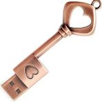 Silhouette Metal Anahtar USB Flash Sürücü 128 GB Aşk Kalp Şekli Başparmak Sürücü USB 2.0 Bilgisayar Memory Stick Kalem Sürücü Mezuniyet Hediyesi (Yurt Dışından)