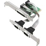 Silhouette Pcıe Seri ve Paralel Bağlantı Noktası Kartı Masaüstü Pcı-E 1 ve 2 Seri Bağlantı Noktası Kartı Dahili 2S1P Com Seri Paralel Bağlantı Noktası Kartı (Yurt Dışından)