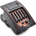 Silhouette Plastik 5-Band Ton Kontrolleri Eq Ekolayzer Tuner Piezo Pikap Akustik Gitar Ön Kablolu Preamp Gitar Parçaları Aksesuarları (Yurt Dışından) - Standart - Renkli