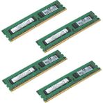 Silhouette Sunucu Iş Istasyonu Için 4x 4gb 2rx8 PC3-10600E 1.5V Ddr3 1333MHZ Ecc Bellek Ram (4g) (Yurt Dışından)