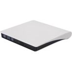 Silhouette USB 3.0/tip-C Ultra Ince Harici DVD Rw CD Yazıcı Sürücü Yazıcı Okuyucu Oynatıcı, Windows 10/8/7 Linux Beyaz (Yurt Dışından)