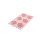 Silicolife Silikon 6'lı Kek ve Sufle Kalıbı SL026 Pembe