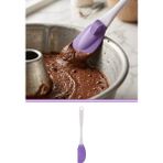 Silicolife SL28 Lila Renk Küçük Spatula