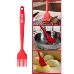 Silicolife Yumurta Fırçası, Isıya Dayanıklı Yanmaz Yapışmaz Tek Parça Silikon Fırça 21cm Kırmızı