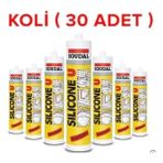 Silicone U Şeffaf Silikon 30'lu Koli