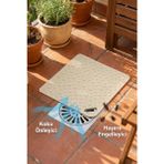 Siliconly Silikon Kötü Koku Önleyici Mat, Banyo Mutfak Lavabo Balkon Gider Kapatıcı Kapak ,böcek Önleyici - Ekru