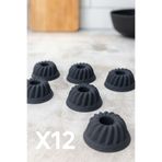 Silicorner 12 Parça Silikon Airfryer Cup Cake, muffin Kek Kalıbı