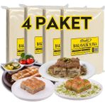 Silifke Yufka Böreklik, Baklavalık, Burmalık ve Soğuk Sütlü Baklavalık Yufka - 4 Paket - 4 Tepsilik (±3600GR)