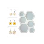 Siliko World Epoksi 6’Lı Altıgen Küpe Kalıbı Silikon