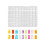 Siliko World Epoksi Haribo 50Li Mini Ayıcık Silikon Kalıp (1Cm X 1,8Cm. Den 50 Ayıcık Kalıbı)