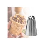 Siliko World Krema Duyu Büyük Boy Pasta Duyu Paslanmaz Çelik + 4 Adet Şanti Torbası