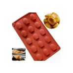 Siliko World Madlen Çikolata Kek Kurabiye Kalıbı Silikon Kalıp 4x3cm