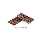 Siliko World Silikon Çikolata Kalıbı Ve Mini Makaron Silikon Kalıbı, Kahverengi