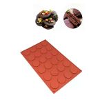 Siliko World Silikon Çikolata Kalıbı Yuvarlak Mini