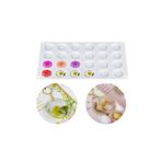 Siliko World Silikon Epoksi Çoklu Daire Anahtarlık Kolye Mum Ve Mühür Kalıbı