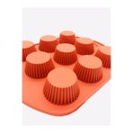 Siliko World Silikon Muffin Ve Cupcake Kalıbı, Kahverengi