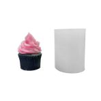 Silikon 3D Cupcake Muffin Mum Kalıbı