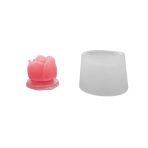 Silikon 3D Mini Süslemelik Gül Mum Kalıbı