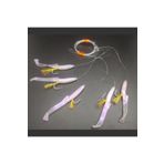 Silikon At Çek Takımı (2 AD) Silikon Balıklı Çapari 6,5 Cm Şeffaf Karışık