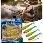 Silikon Balık Sasi Yem 4 Adet 13 Cm 20Gr Rapala Lures Yapay Yem Turna Levrek Silikon Yem