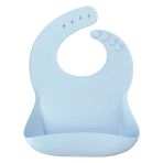 Silikon Basıcs Mama Önlüğü Mineral Blue