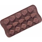 Silikon Çikolata Kalıbı Çam 20.5*10.5*1cm (Cma-20) - 1 Adet