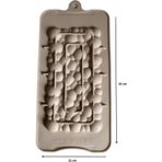 Silikon Çikolata Kalıbı Kabarcıklı 21*11 Cm