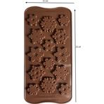 Silikon Çikolata Kalıbı Kar Taneleri 21*11 Cm