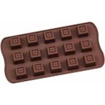 Silikon Çikolata Kalıbı Kare 20.8*10.4*1.8cm (Krs-20) - 1 Adet