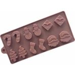 Silikon Çikolata Kalıbı Yılbaşı 22.5*10*1.5cm (Ylb-22) - 1 Adet