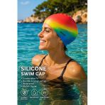 Silikon Deniz Bonesi Unisex Yüzme Bonesi Havuz Ve Deniz Kullanımına Uygun Renkli
