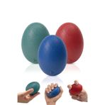 Silikon El Egzersiz Topu – El, Parmak ve Bilek Güçlendirme Topu | Kavrama Gücü Artırıcı | Stres Topu | Fizik Tedavi ve Günlük Egzersiz Topu (3, 3'lü Komple Set)