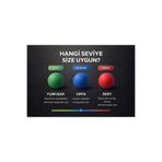 Silikon El Stres Topu Bilek Parmak Güçlendirme Egzersiz Topu Fizik Tedavi Rehabilitasyon 3'lü Set S1-PM86d50493