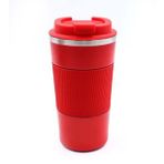 Silikon Halkalı 500 Ml Çelik Termos (Kırmızı)