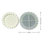 Silikon Kalıp Taş Tozu İthal Dekoratif Bubble Küçük Tabak Kalıbı Mum Epoksi Reçine Hb65-0182