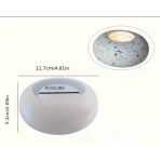Silikon Kalıp Taş Tozu Parafin İthal Dekoratif Elıps Tealıght Mumluk Kalıbı Epoksi Hb120-0183