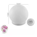 Silikon Kalıp Taş Tozu Parafin İthal Dekoratif Küre Küçük Tealight Mumluk Kalıbı Epoksi Hb120-0162