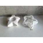 Silikon Kalıp Taş Tozu Parafin İthal Dekoratif Tealight Yıldız Mumluk Kalıbı Epoksi Hb120-0176