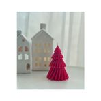 Silikon Kalıp Yeni Yıl Noel Spiral Dalgalı Çam Ağacı Biblo Mum Silikon Kalıbı