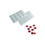 Silikon Kalp Kek Kalıbı 12 Li 4,5x4,5x2,2 Cm