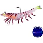Silikon Karides Yem - 7g 75MM - Fishack Krillax - Uv Boyalı - Ghost Shrimp - Çok Renkli - Standart